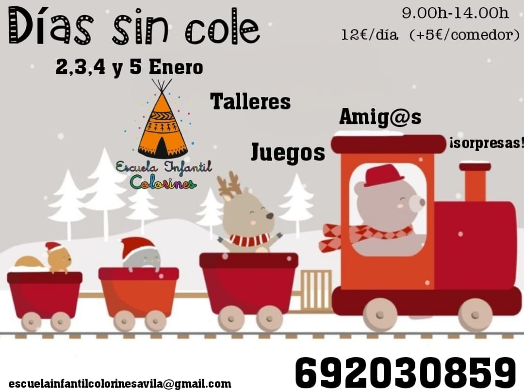 dias sin cole en enero