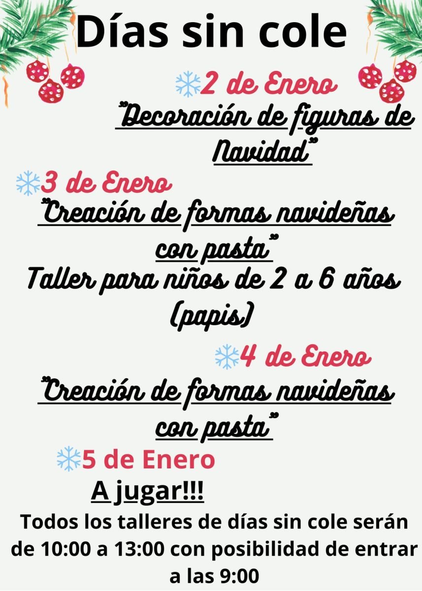 DIAS SIN COLE EN ENERO