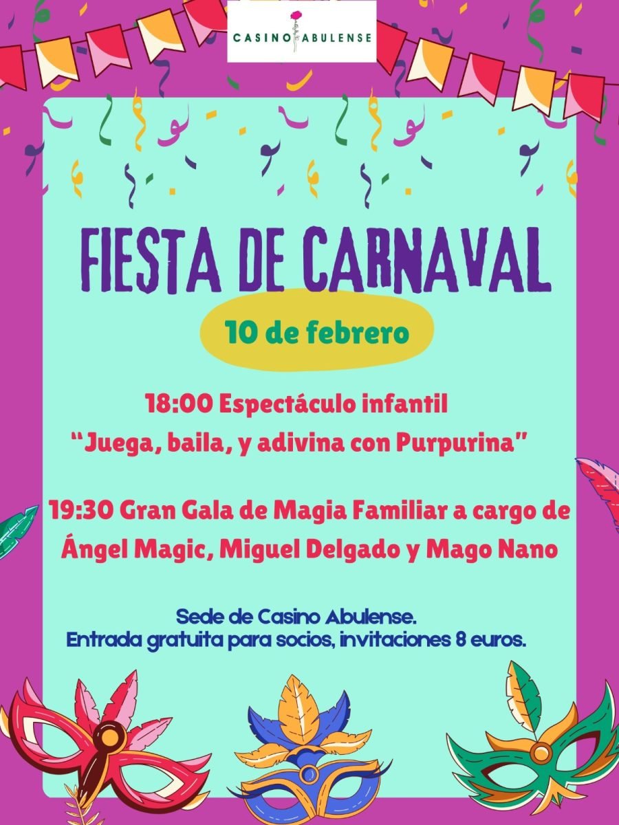 FIESTA CARNAVAL CASINO avila