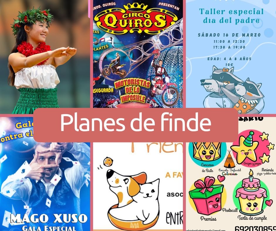 Planes para el finde del 14, 15 y 16 de marzo