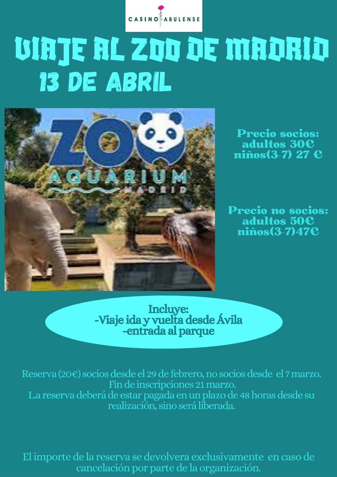 viaje al zoo de madrid