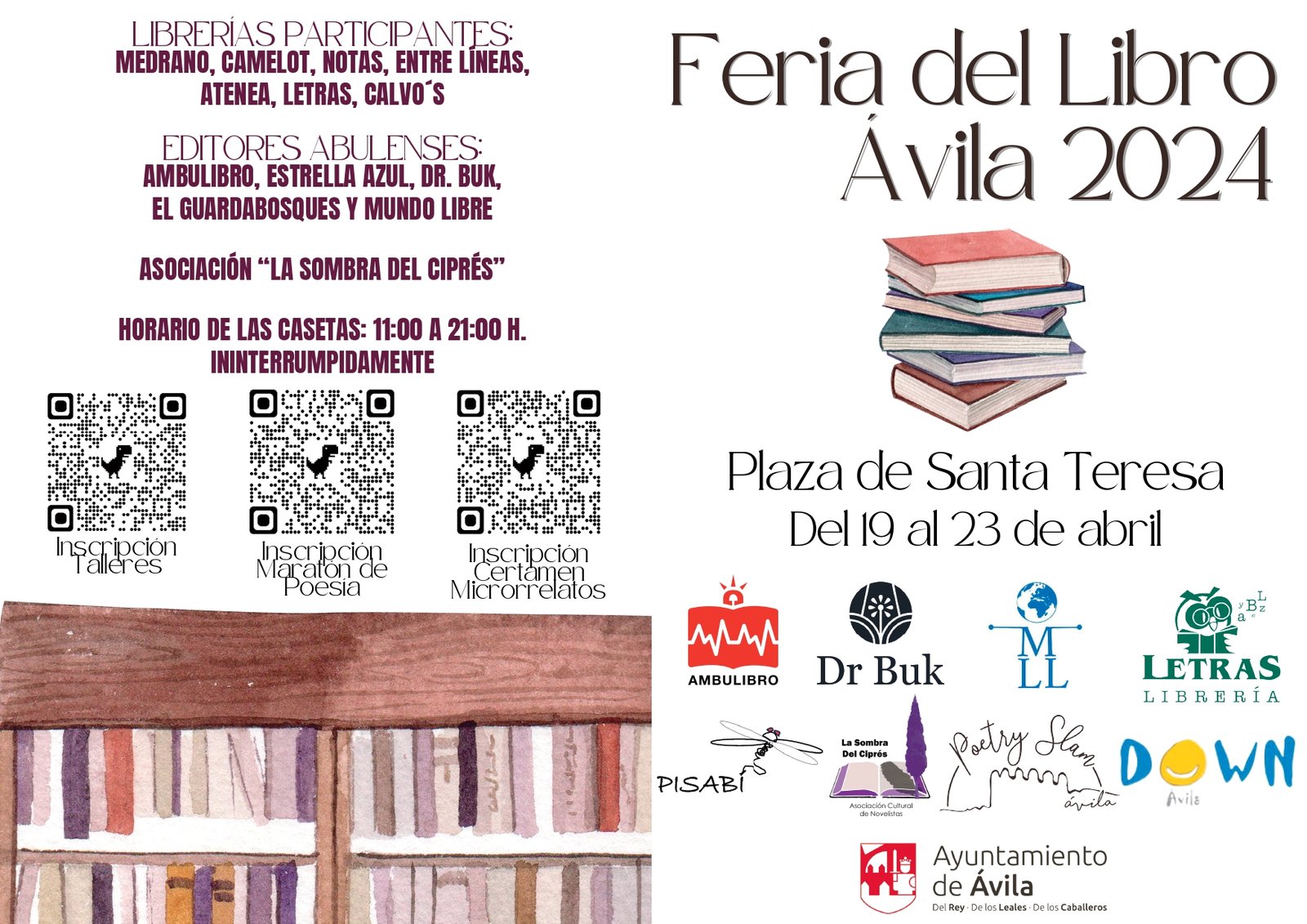 Feria del Libro 2024 en Ávila