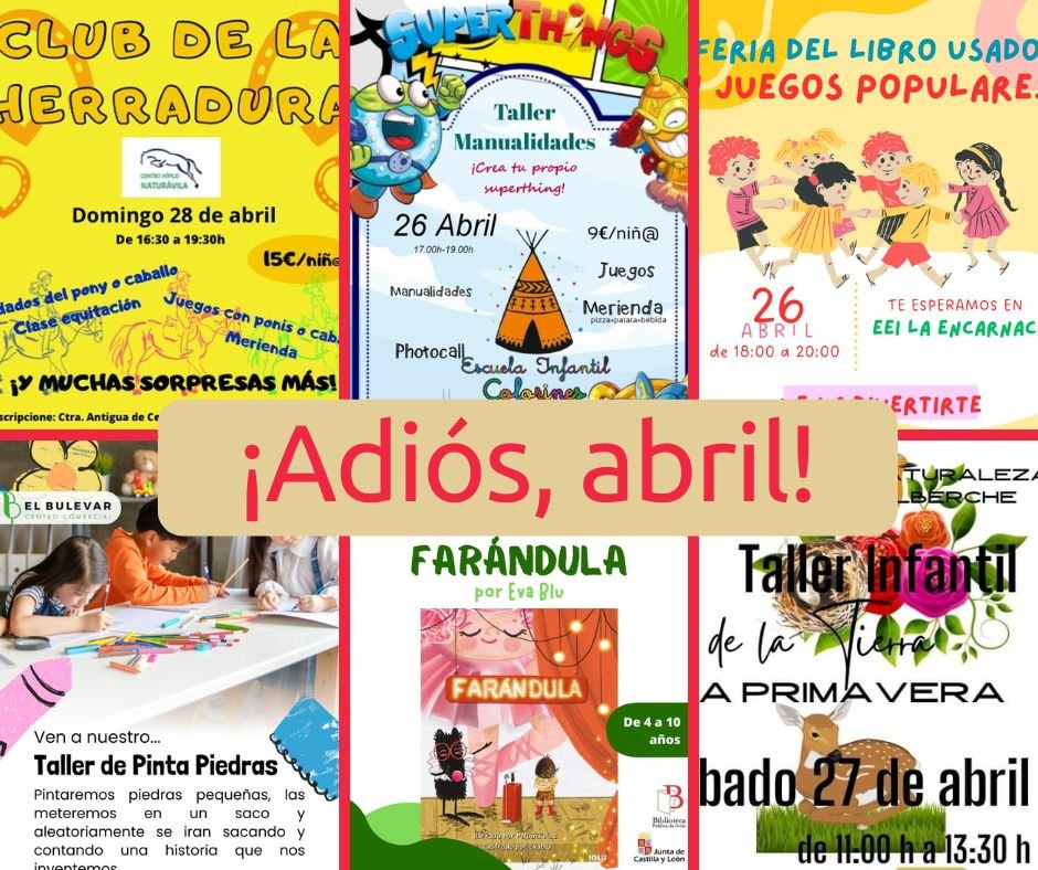 Planes para el último finde de abril en Ávila