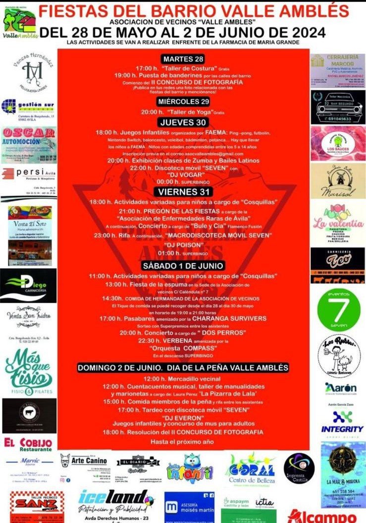 Fiestas del barrio Amblés