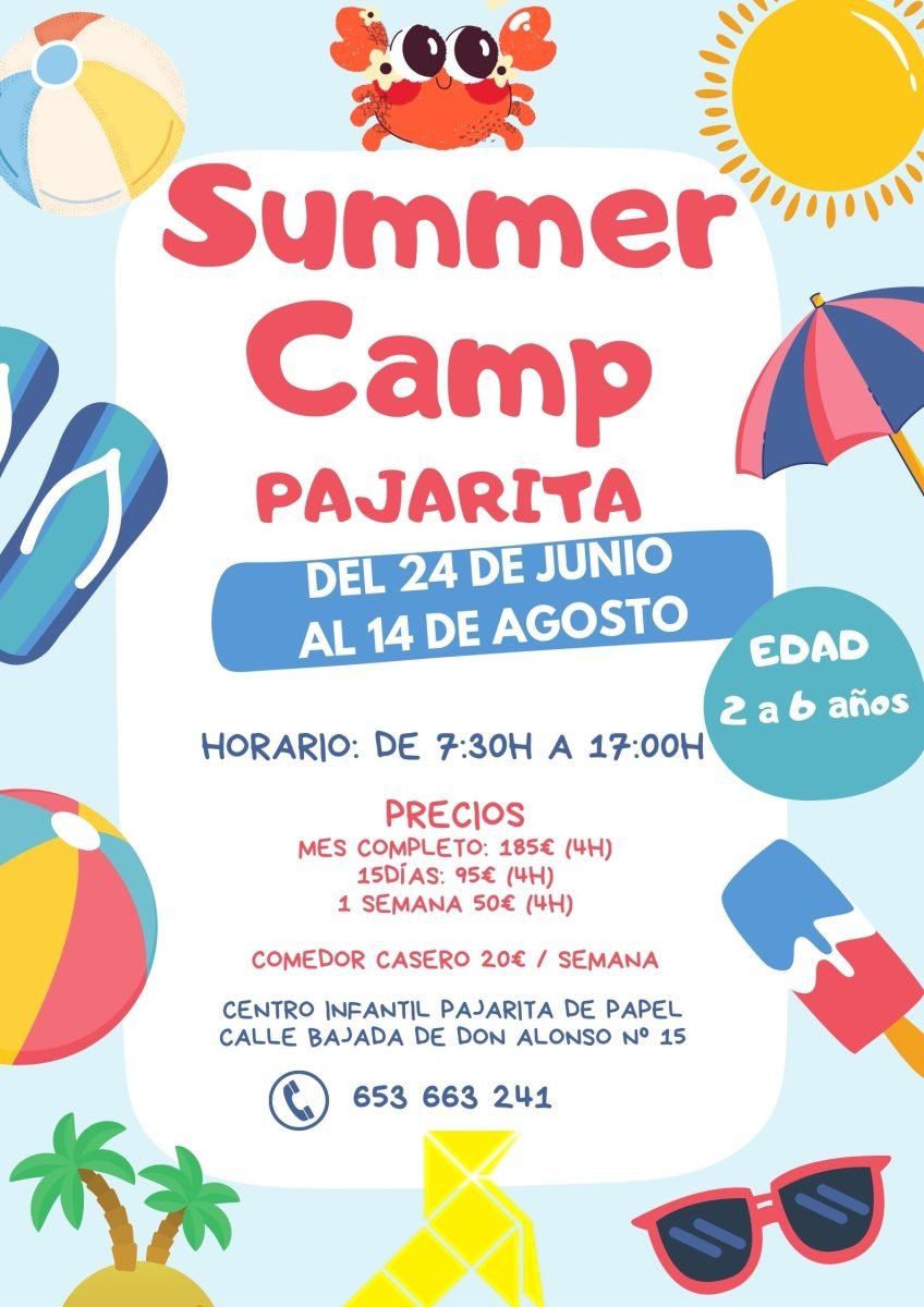 SUMMER CAMP PAJARITA DE PAPEL