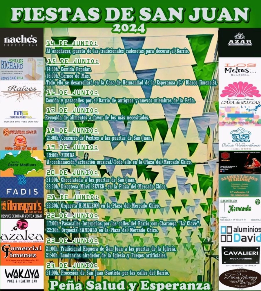 Fiestas de San Juan 2024 en Ávila