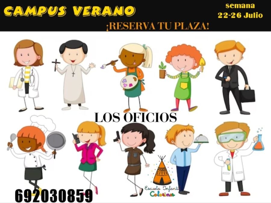 campus de verano colorines oficios