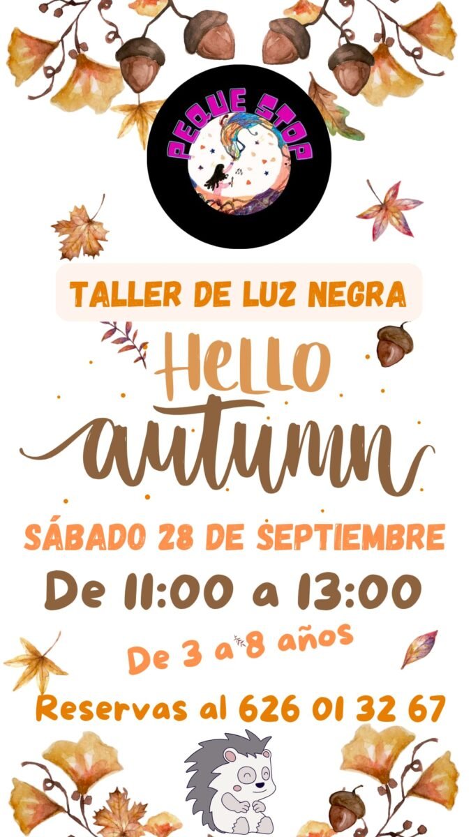 Taller de luz negra 'Hello Autumn'