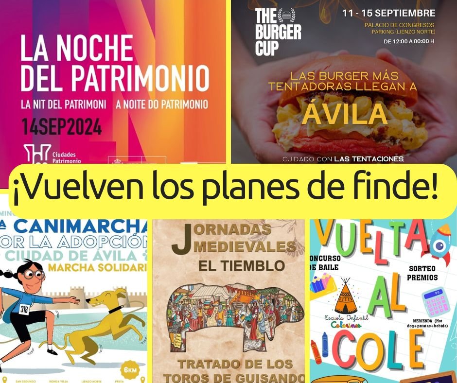 Vuelven los planes de finde