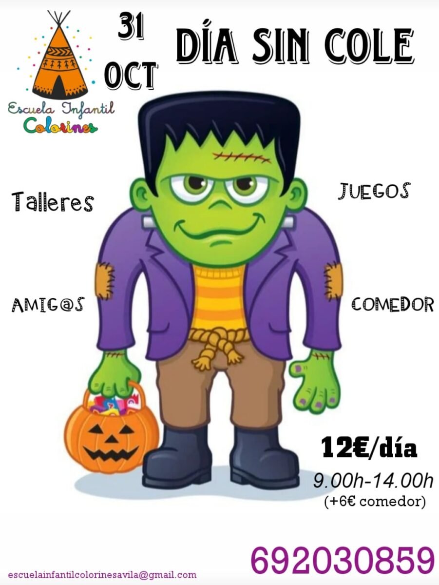 Día sin cole en Colorines: Halloween