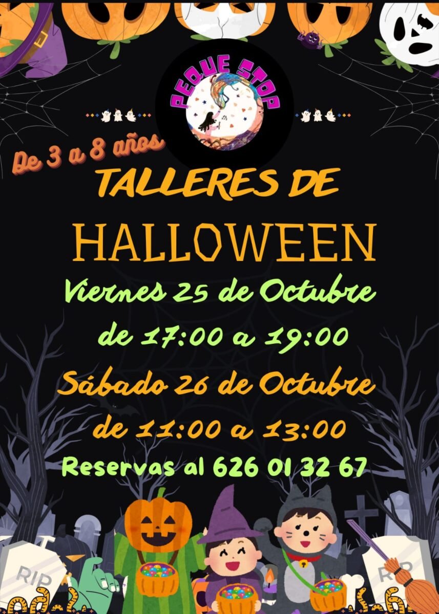 TALLERES HALLOWEEN PEQUE STOP