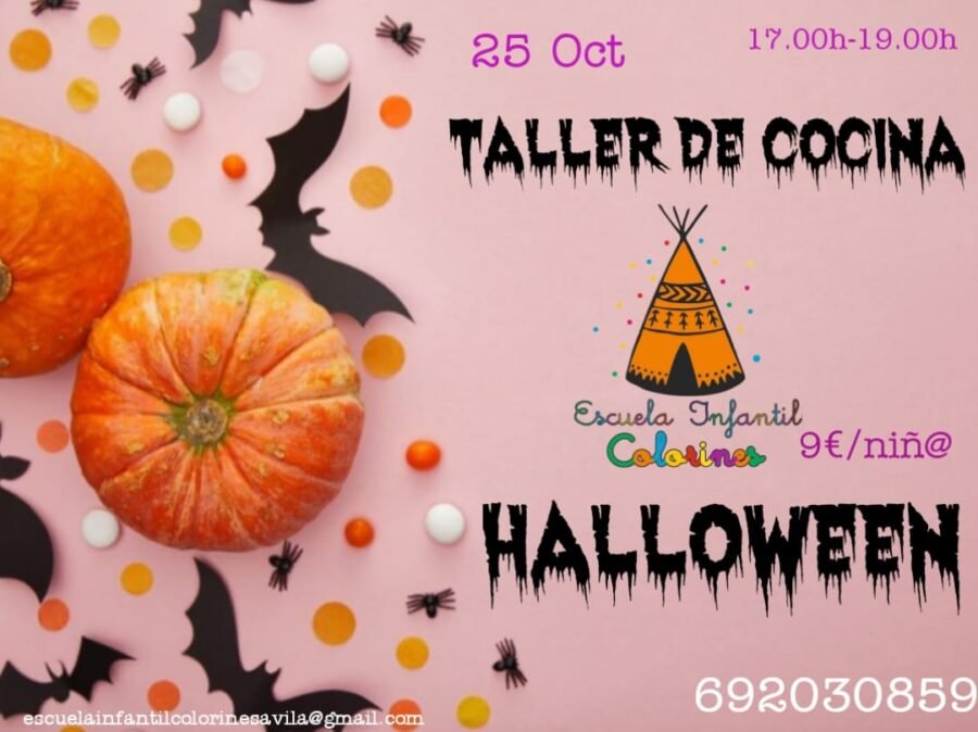 taller de cocina de halloween de colorines
