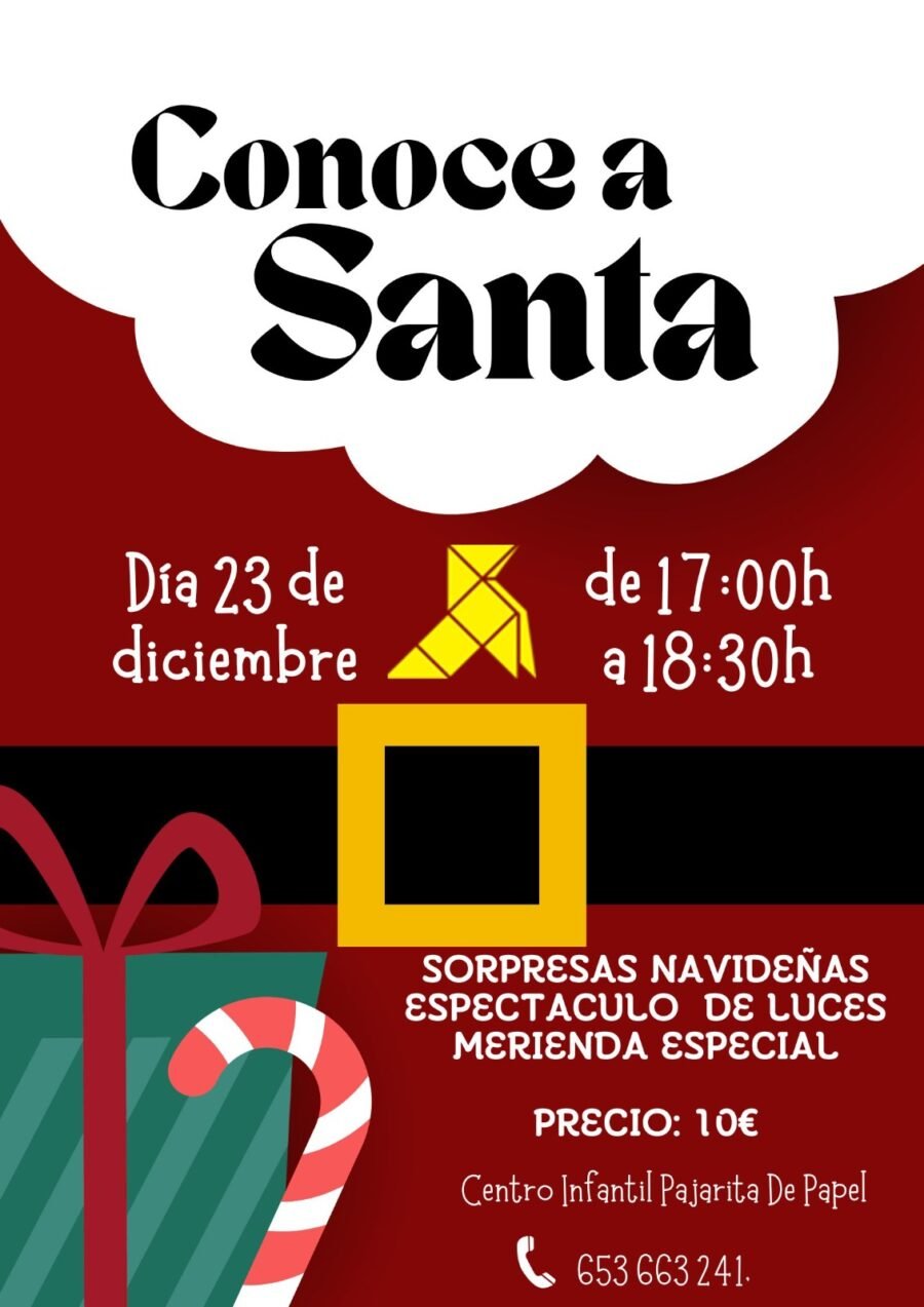 CONOCE A SANTA EN PAJARITA