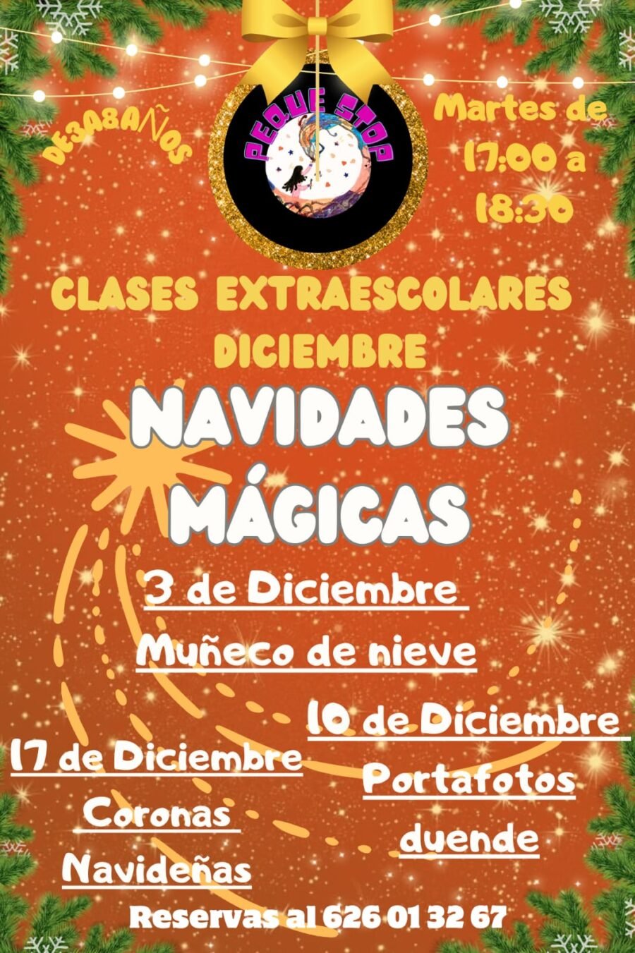 extraescolares diciembre peque stop