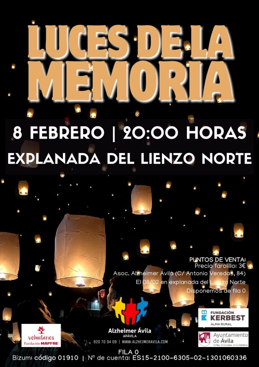 Luces de la Memoria 2025 en Ávila