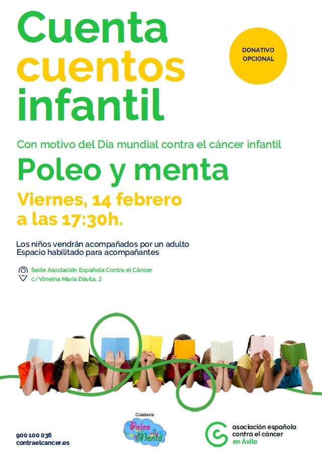 Cuentacuentos por el Día del Cáncer Infantil