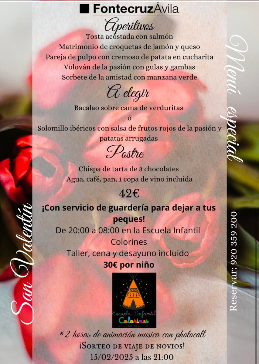 planes para el finde de San Valentín en Ávila