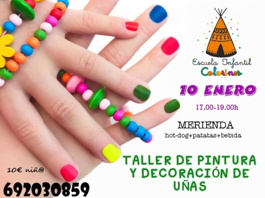 Taller de pintura y decoración de unas en Colorines