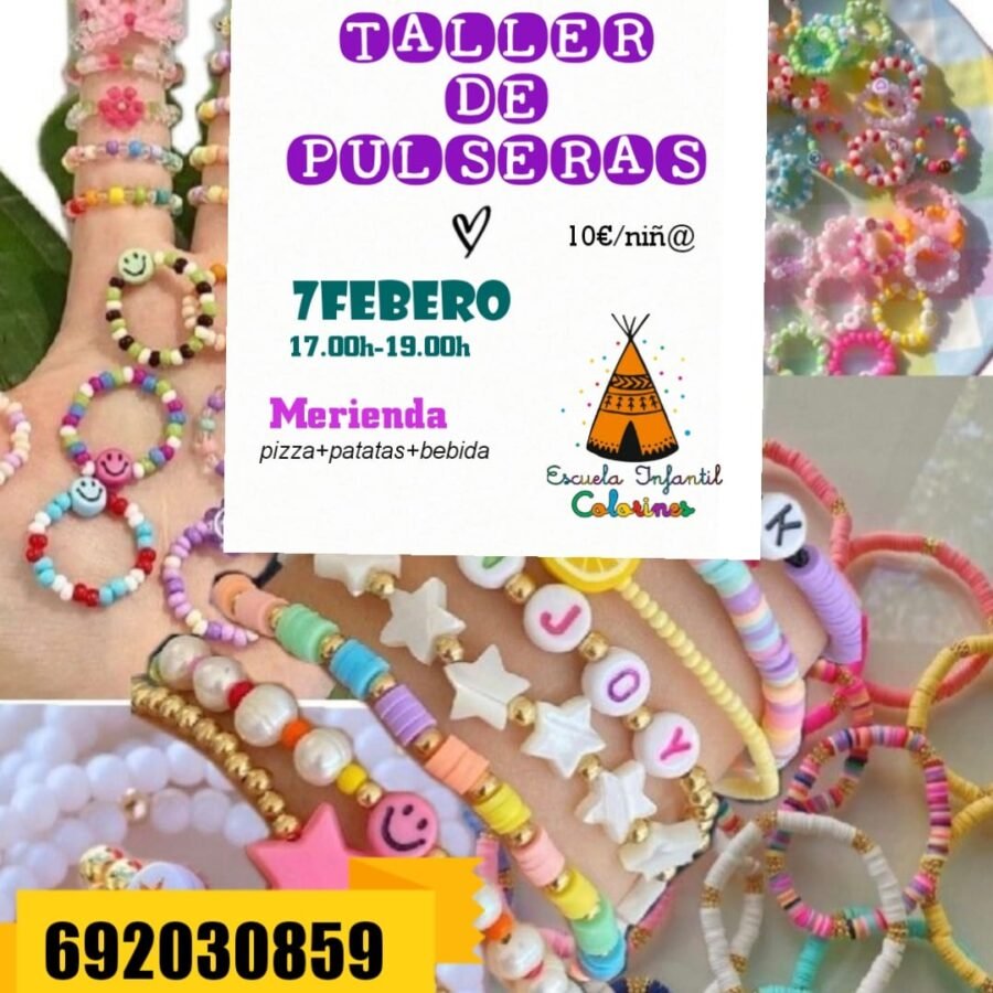 taller de pulseras