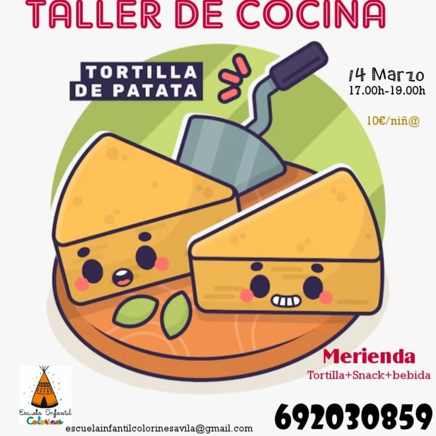 taller cocina colorines