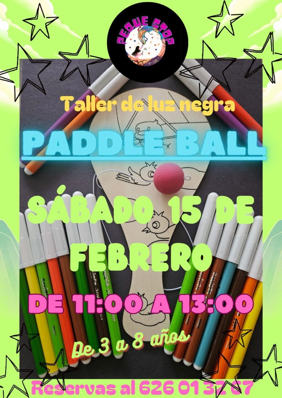 Taller de luz negra 'Paddle ball'