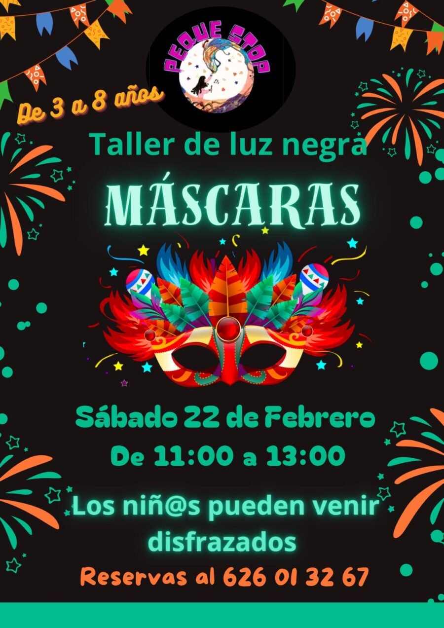 taller máscaras peque stop