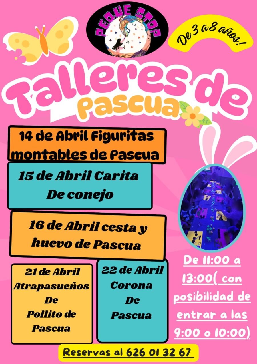 Talleres de Pascua 2025 en Peque Stop