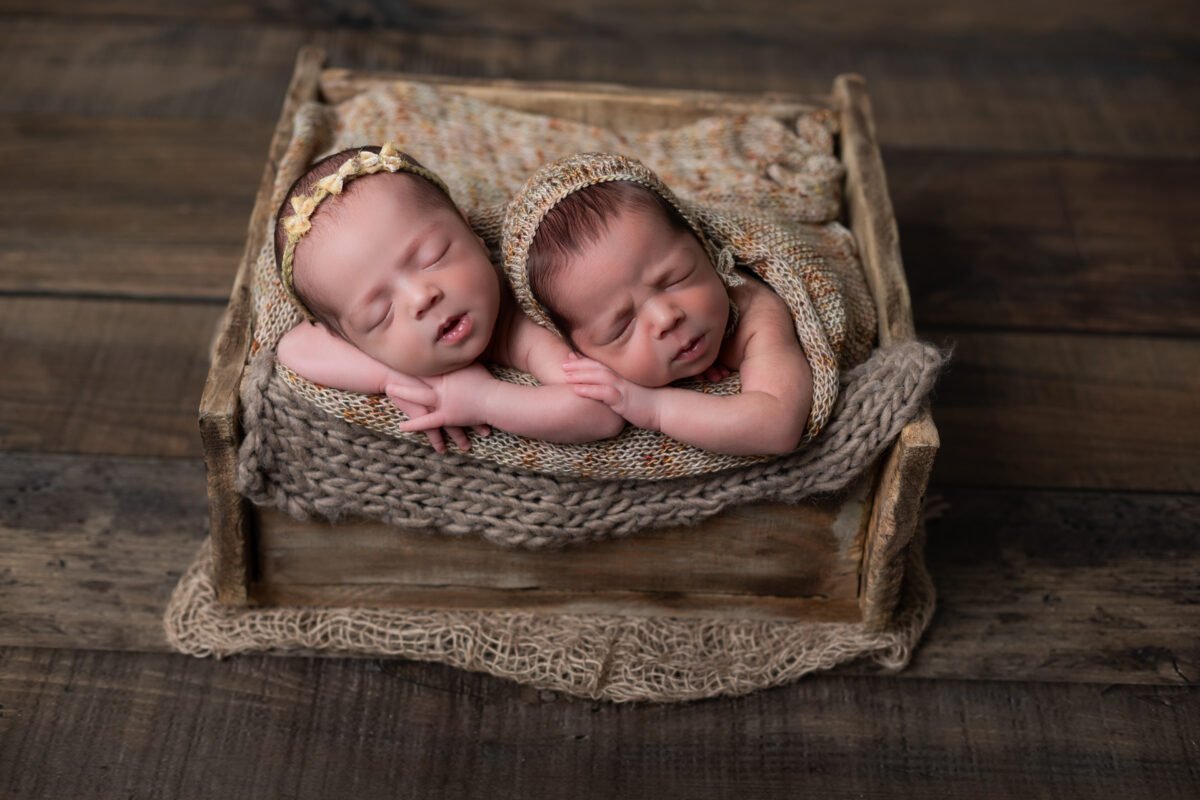 Fotografía de gemelos con Susana Palacios