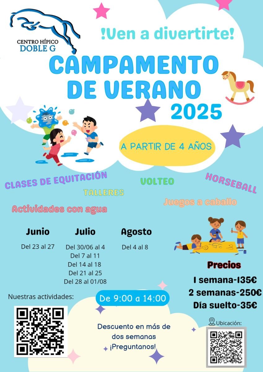 Campamento de Verano Centro Hípico Doble G
