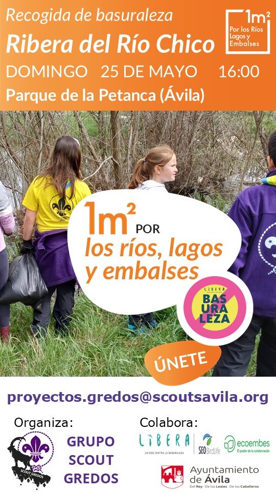 RECOGIDA DE BASURALEZA EN EL RÍO CHICO