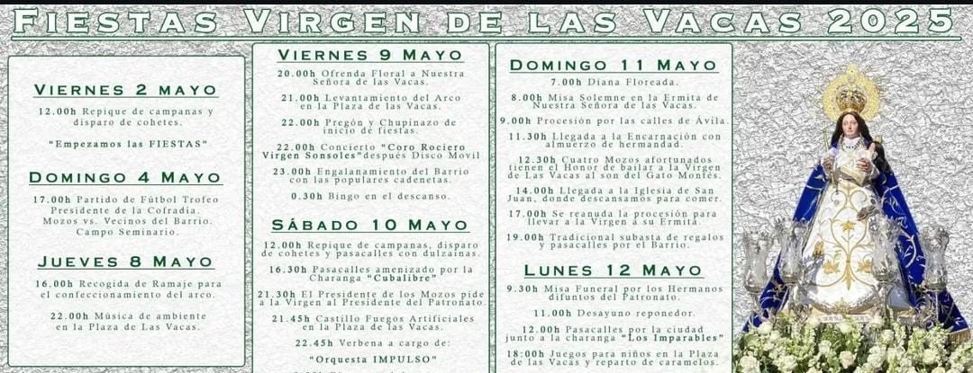 Fiestas de Las Vacas 2025 en Ávila