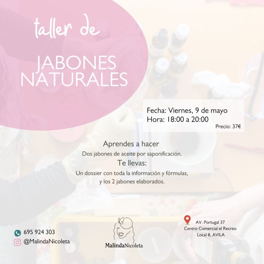 taller de jabones naturales