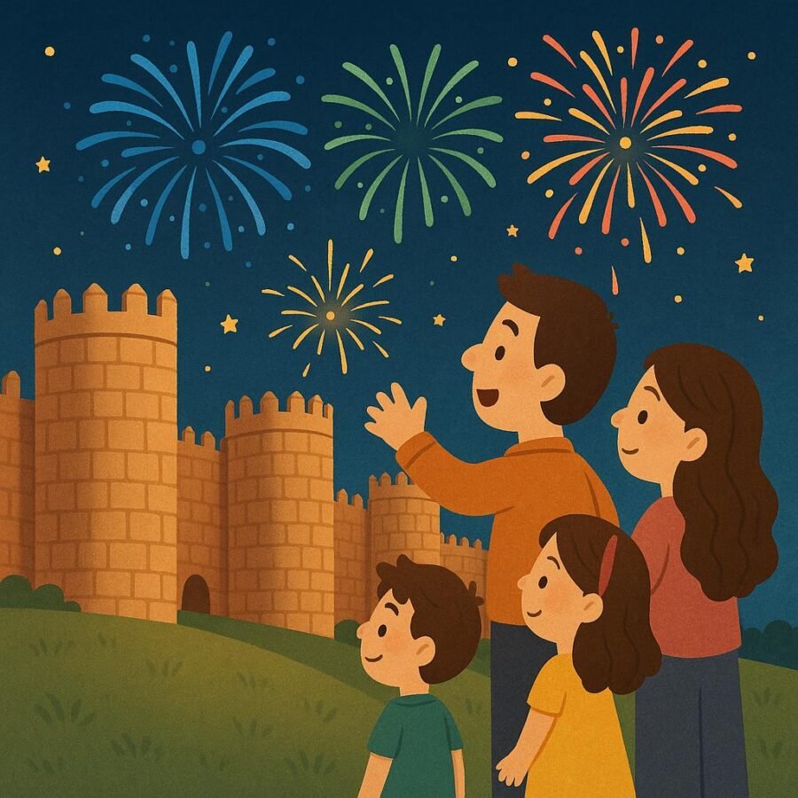 fuegos artificiales la santa 2025