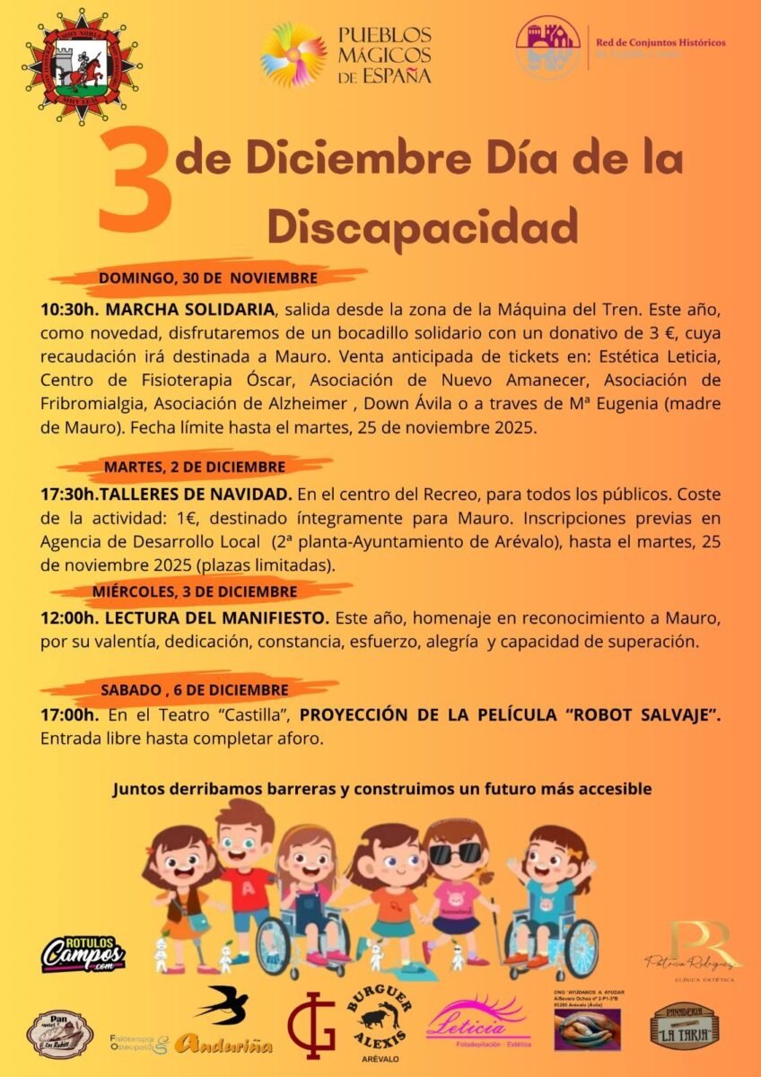 Día de la Discapacidad Arévalo