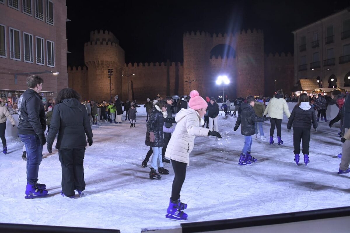 pista patinaje sobre hielo