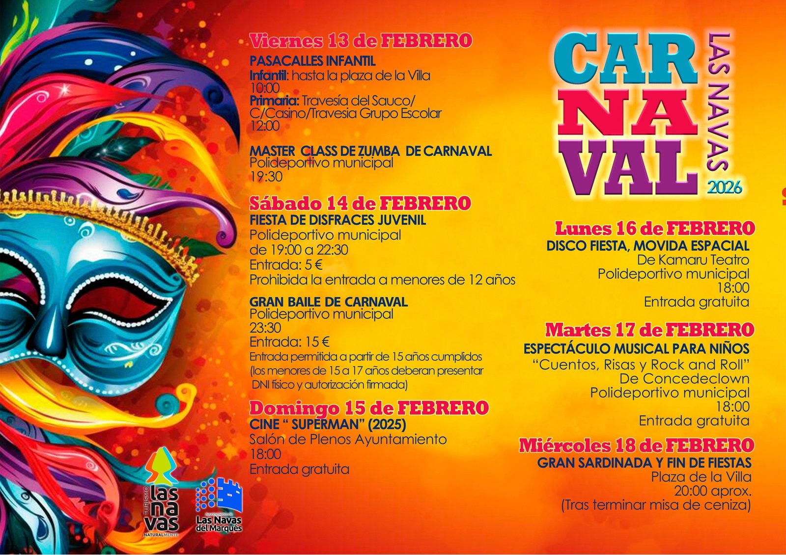 carnaval 2026 Las Navas