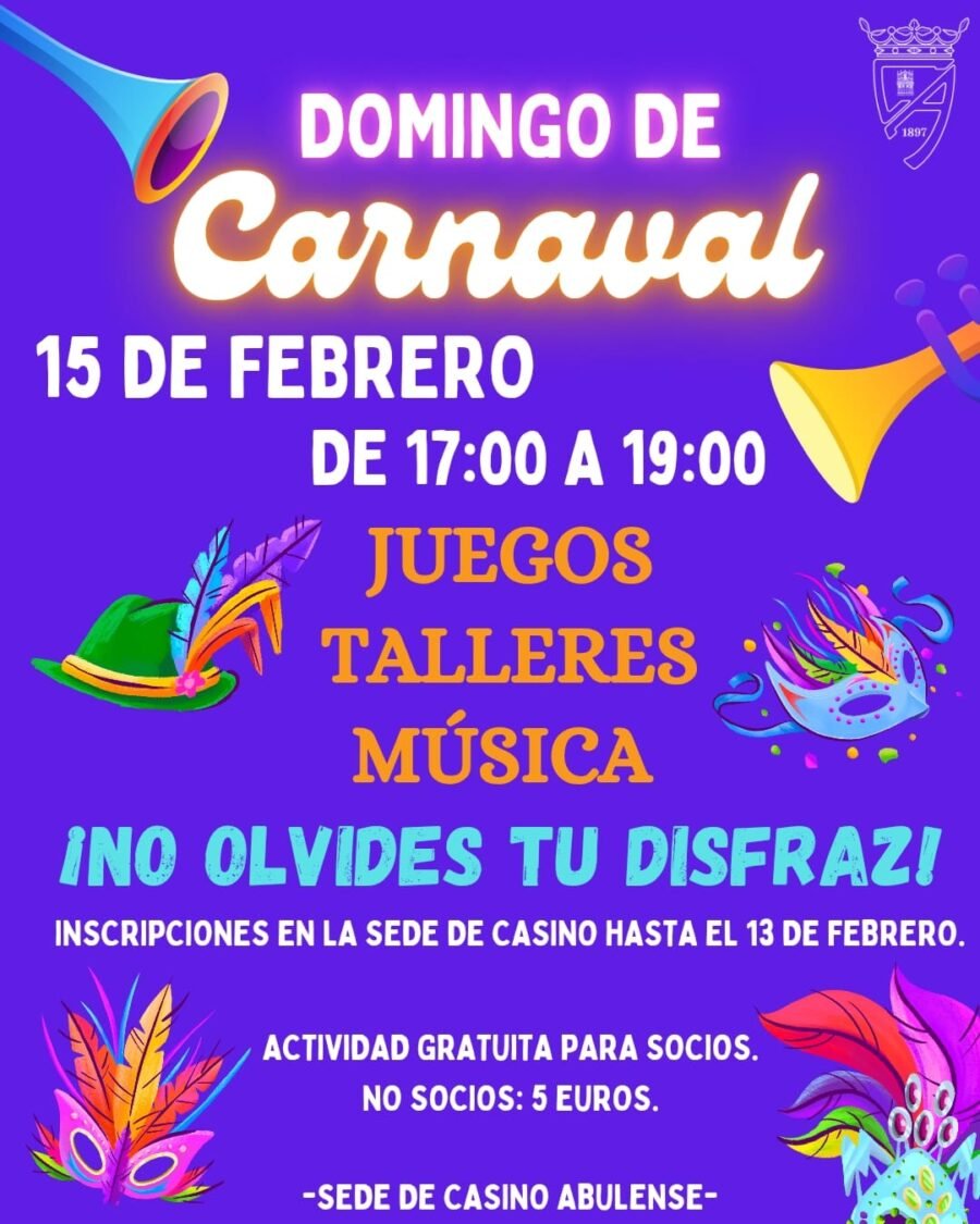 Domingo de Carnaval en Casino Abulense